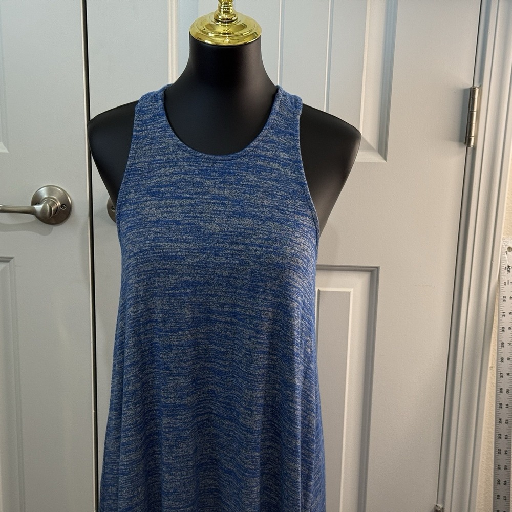Gap Supersoft Racerback Midi Swing Dress Medium‎ Blue